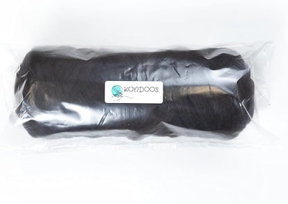 Natural Wool Bulk roving Yarn, 2 lb. Best Wool Spinning, Giant arm Knitting - Image 3