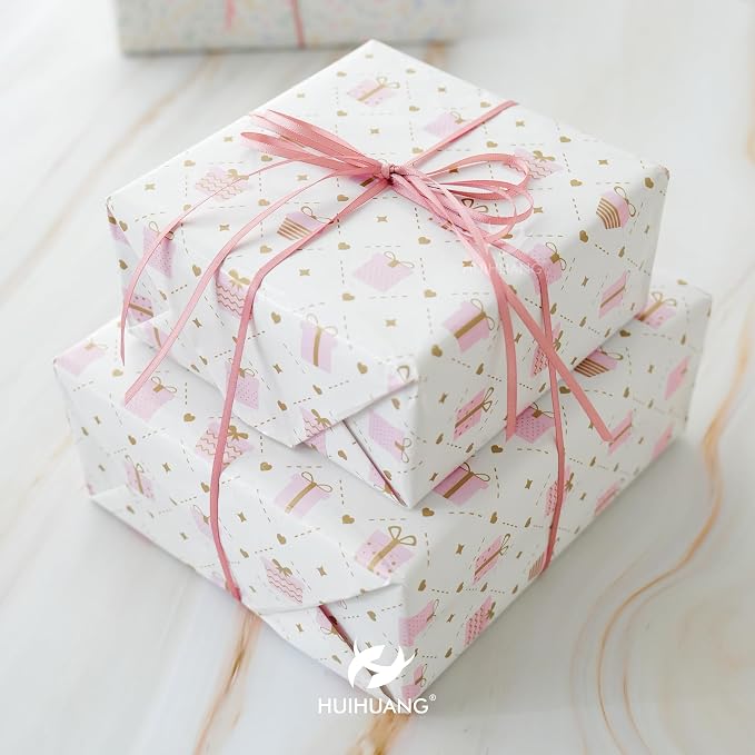 HUIHUANG 1/8 inch Blush Pink Satin Ribbon, 100 Yards Roll, Luxurious Double - Image 3