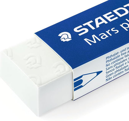 STAEDTLER Mars Plastic Vinyl Erasers, Minimal Crumbling, Made in Germany - Image 3