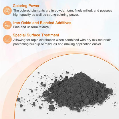 HARFINGTON Iron Oxide Powder Concrete Pigment 700 Mesh 3.5oz Iron Oxide Grout - Image 3