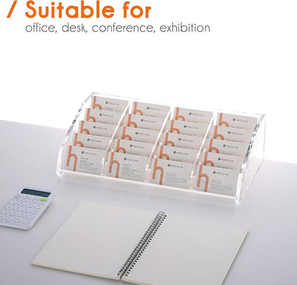 Business Card Holder for Desk, Acrylic Business Card Stand Display Holder - Image 4