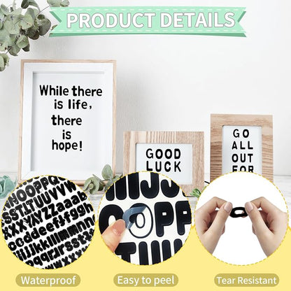 Alphabet Stickers, Self Adhesive Vinyl Mailbox Numbers, Self Adhesive Letters - Image 3