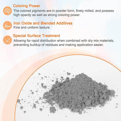 HARFINGTON Iron Oxide Powder Concrete Pigment 700 Mesh 3.5oz Iron Oxide Grout - Image 3