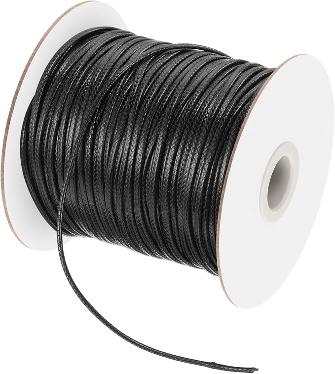 MECCANIXITY Waxed Cord 3mm Waxed Polyester Cord 44 Yard Wax String by MECCANIXITY