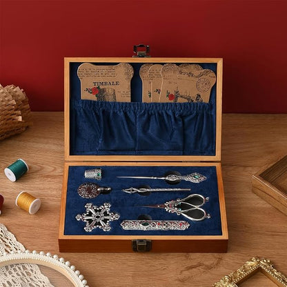 NOTIONSLAND Vintage Embroidery Scissors Kit, Stainless Steel Sewing Tools - Image 4