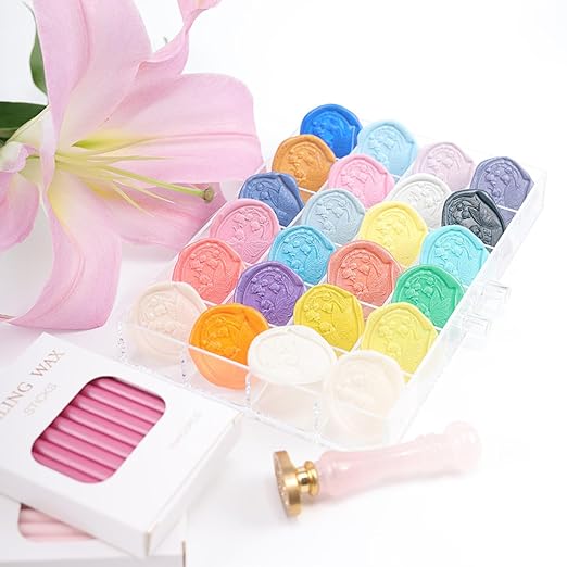 Orange Yellow Wax Seal Sticks, ONWINPOR 20pcs Glue Gun Wax Sealing Sticks - Image 5