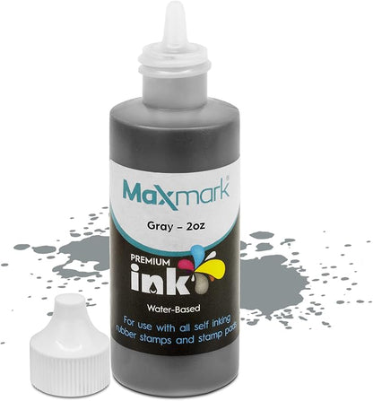 MaxMark Premium Refill Ink for self Inking Stamps and Stamp Pads by Maxmark