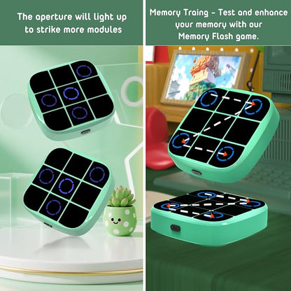 Tic-Tac-Toe Bolt Game, 4-in-1 Handheld Puzzle Games Console, Electronic - Image 4