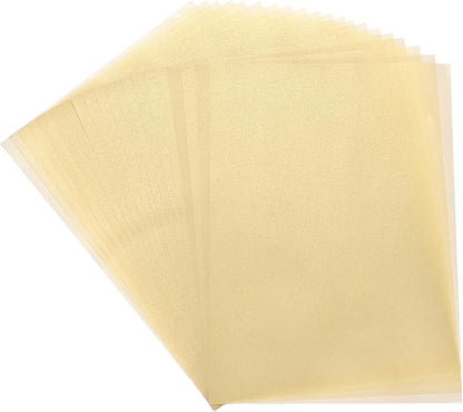 MECCANIXITY Colored Vellum Paper, 40 Sheet Orange Yellow Transparency 11.7 x by MECCANIXITY