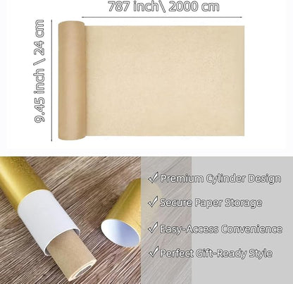 MLNSUNNY 9.4" x 787" Antiqued Tea Bag Paper Roll - Image 5
