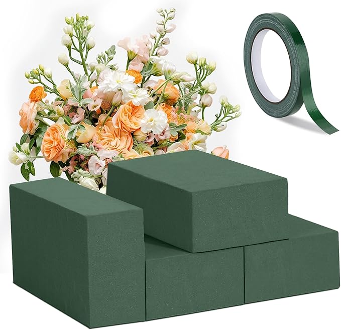 MAPVOLUT Premium Floral Foam Blocks & Waterproof Floral Tape by MAPVOLUT