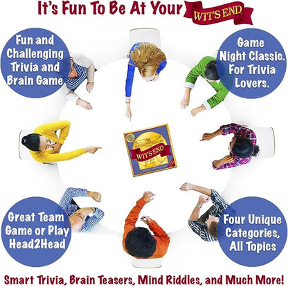 Wit's End — A Smart, Mind-Bending Trivia & Brain Teaser Game That Will - Image 8