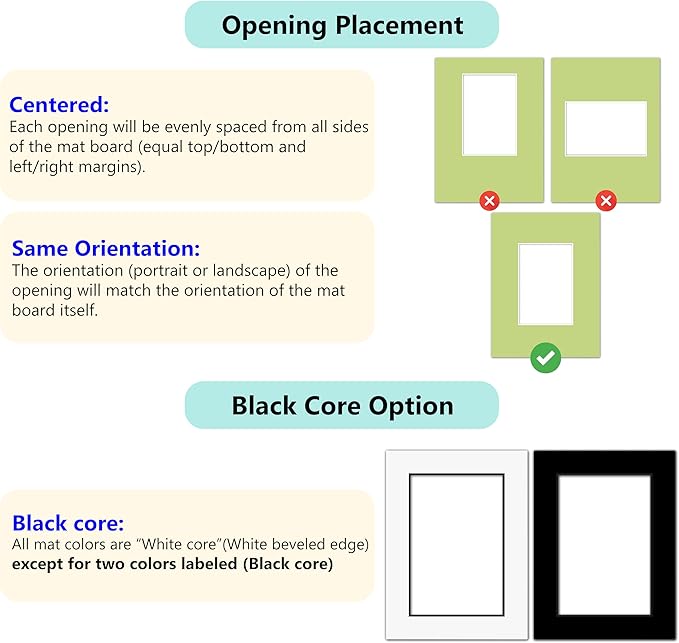Poster Master Bay Blue Matboard – 4-Ply Acid-Free Picture Mat Board - Image 5