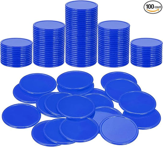 uxcell Plastic Poker Chips, Learning Counters Counting Counters Disks Markers by uxcell