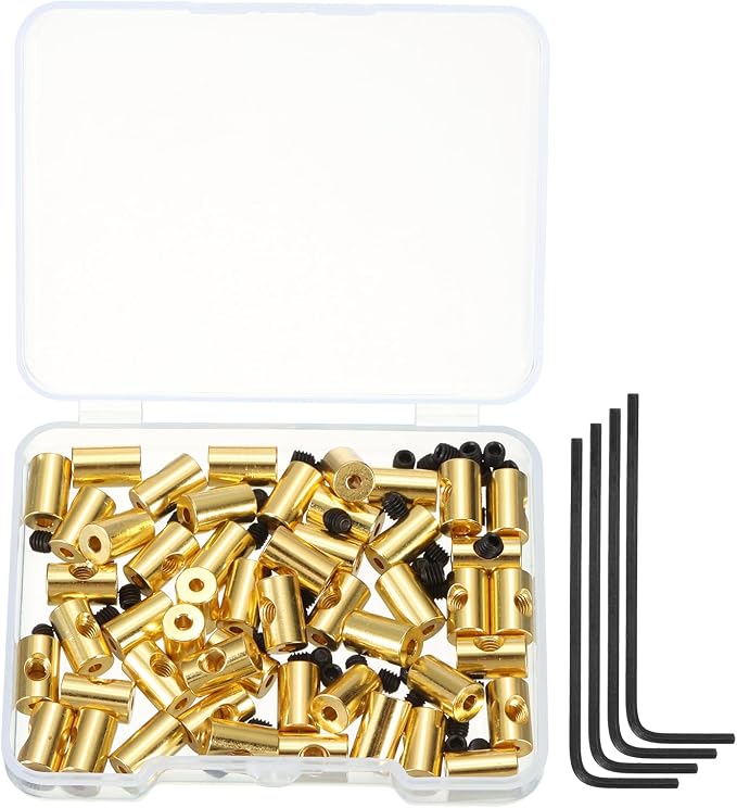 MECCANIXITY 50 Pcs Metal Locking Pin Backs, Locking Pin Keepers Clasp 9mm by MECCANIXITY
