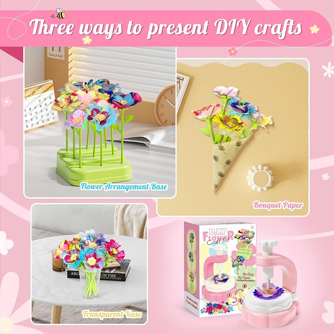 Glotrove Fabric Flower Bouquets Toys, Arts and Crafts - Image 4