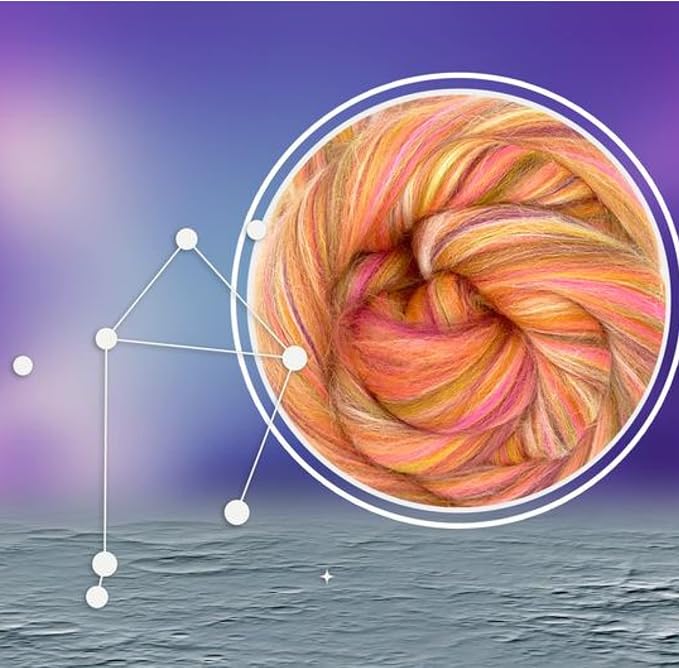 Revolution Fibers – Constellation Range Roving | Multicolored Tonal Blend of - Image 4