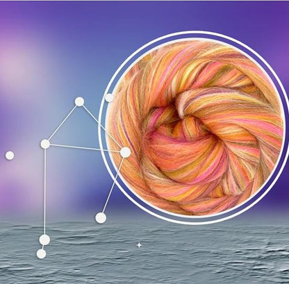Revolution Fibers – Constellation Range Roving | Multicolored Tonal Blend of - Image 4