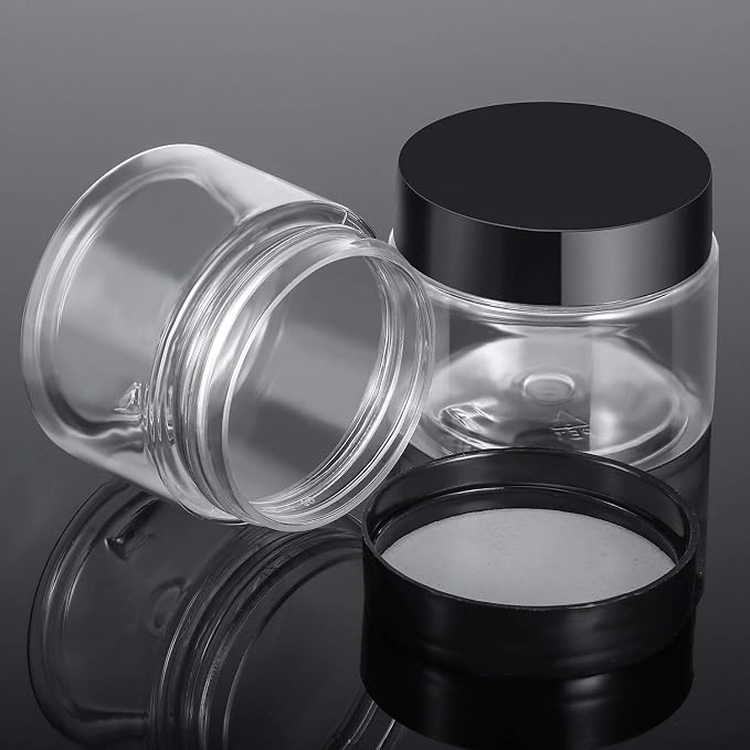 SATINIOR 12 Pack 2 oz Plastic Container Jars - Image 5