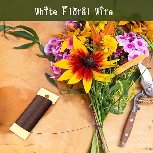 Floral Wire, 38 Yards 114 Ft 22 Gauge Metal Wire - Image 5