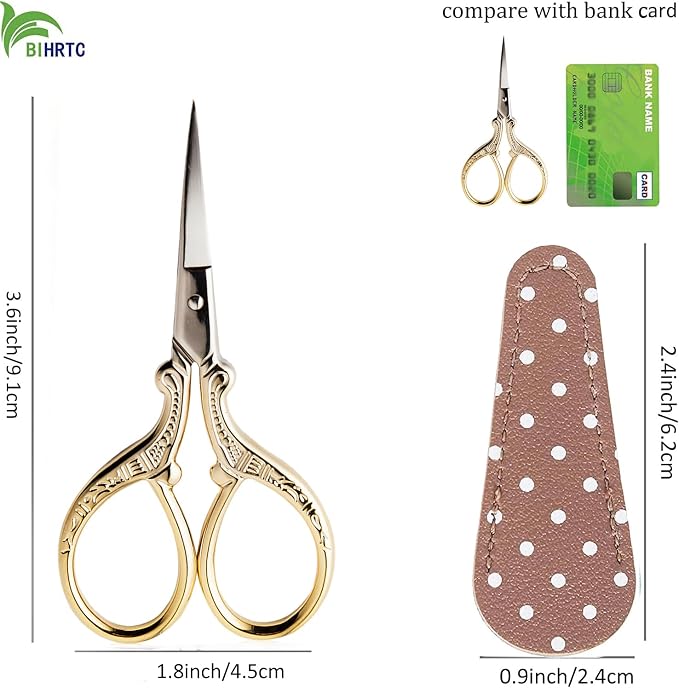 BIHRTC 3.6Inch Vintage Crochet Scissors - Image 2