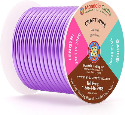 Mandala Crafts 10 Gauge Anodized Aluminum Craft Wire - Image 2