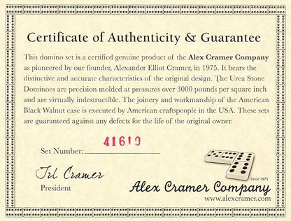 Alex Cramer The Perfect Traveler Classic Domino Set - Image 9