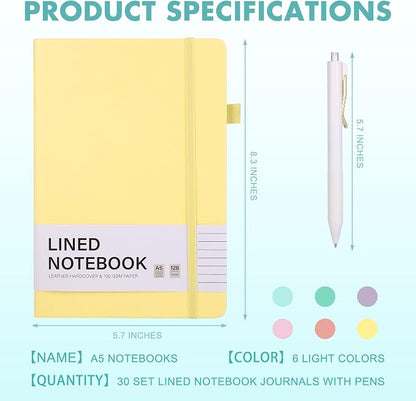 Aodaer 30 Set Lined Notebook Journals - Image 2