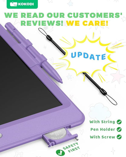 KOKODI LCD Writing Tablet, 10 Inch Colorful Toddler Doodle Board Drawing Tablet - Image 2