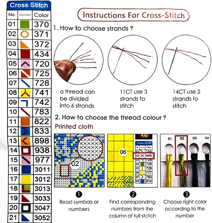 Joyhoor Stamped Cross Stitch Kits - Image 6