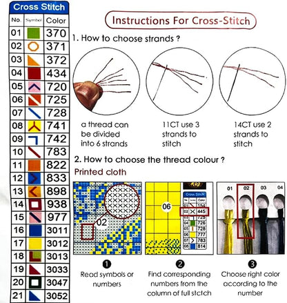 Joyhoor Stamped Cross Stitch Kits - Image 6