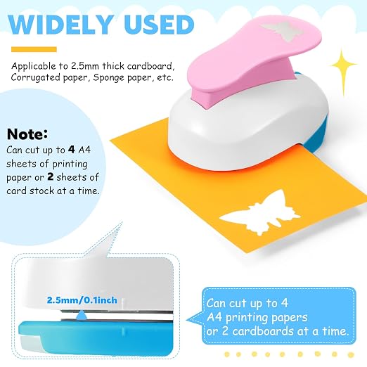 CHENGU 16 Pcs Craft Holes Punch Paper Punchers Scrapbook Punches - Image 5