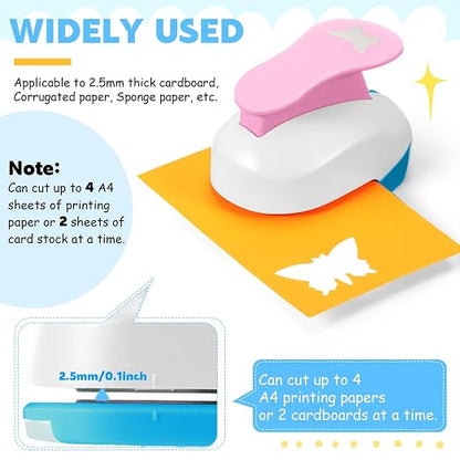 CHENGU 16 Pcs Craft Holes Punch Paper Punchers Scrapbook Punches - Image 5