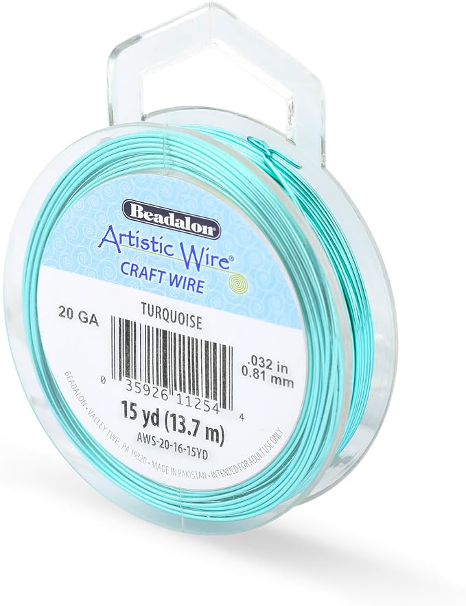 Artistic Wire, 20 Gauge Tarnish Resistant Colored Copper Craft Wire, 15 yd by Unknown