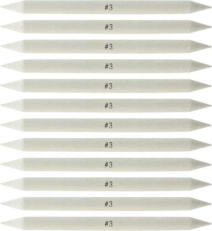 Creative Mark Art Set: Charcoal Pencils Solid Double-Ended Blending Stumps by CreativeMark