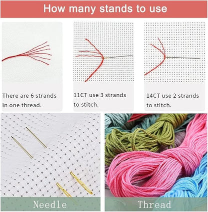 Leczany Cross Stitch Stamped Kit - Image 6