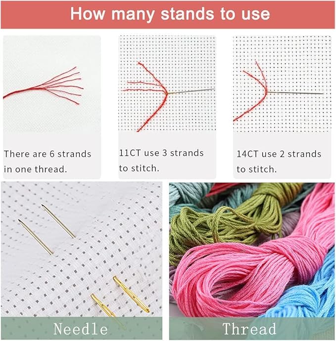 Leczany Cross Stitch Stamped Kit - Image 6