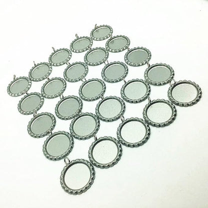 Silver Color Flat Bottle Caps - Image 5