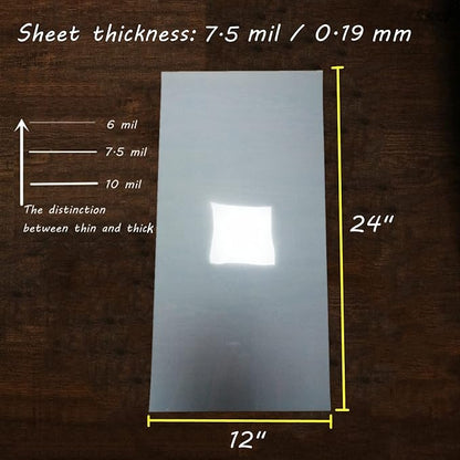 BANLTRE Mylar Craft Stencil Sheet, 12×24" Blank Template Acetate - Image 3
