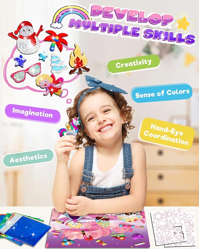 Baobrava Foil Art Fun Kit for Kids - Image 2