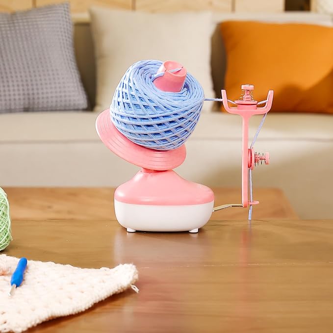 Caydo Yarn Winder, Electric Yarn Ball Winder Mini, Automatic Yarn Cake Winder - Image 8