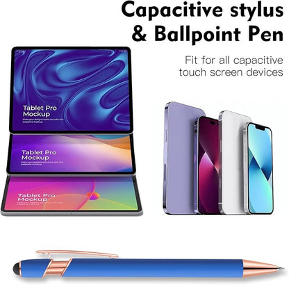 12 PCS 2 in 1 Stylus Ballpoint Pen - Image 3