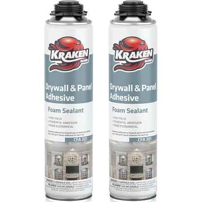 KRAKEN BOND Drywall & Panel Adhesive Foam by KRAKENBOND