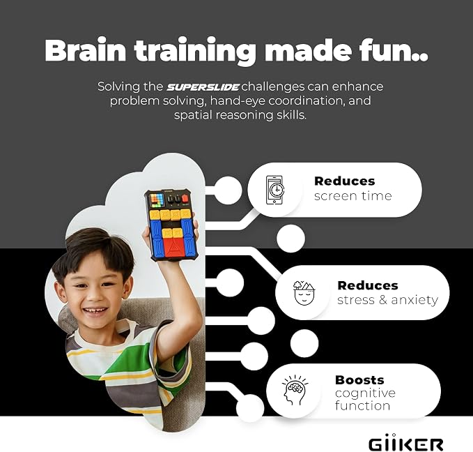 GiiKER Super Slide Puzzle Games, Original 500+ Challenges Brain Teaser Puzzle - Image 4