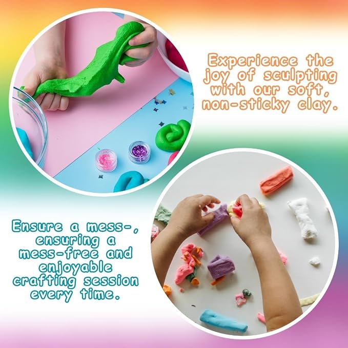 36 Color Air Dry Foam Clay for Sculpting and Cosplay Set - Image 3
