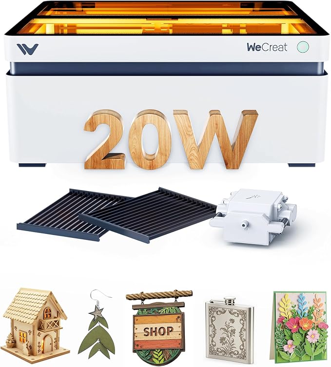 WECREAT Vision 20W Laser Engraver, by WECREAT