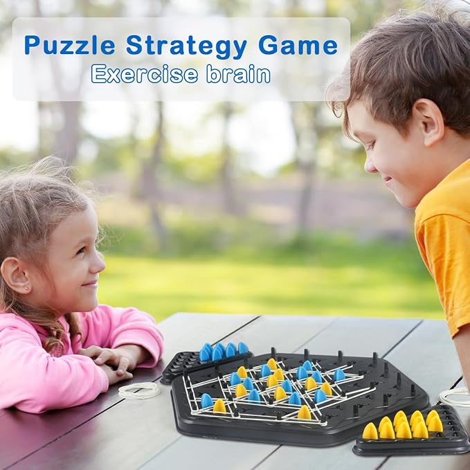 Chain Triangle Chess Game, Geometric Chess Game, Board Games - Image 5