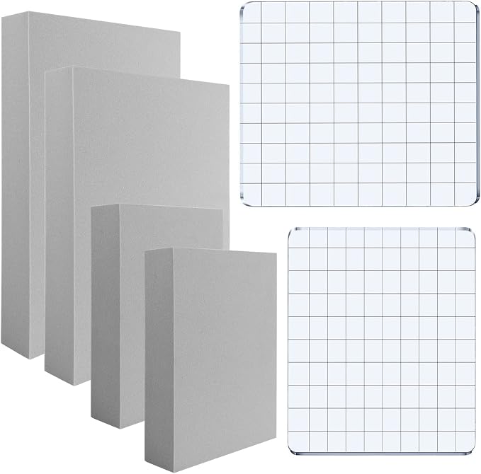 BAOFALI 8 Pcs Stamping Foam Grey Moldable Foam by BAOFALI