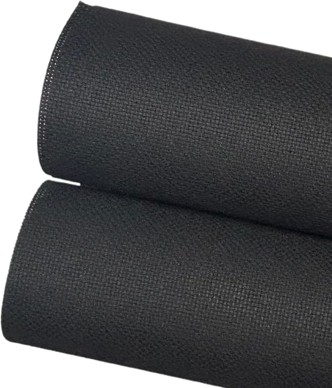 2 Sheets of Black 14 Count Aida Cloth – 18 x 18 Inch Pre-Cut Fabric Squares – - Image 5