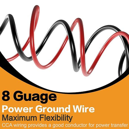 8 Gauge Wire Copper Aluminum CCA 50FT Power & Ground Cable - Image 3